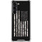 Black and White Camo American Flag Galaxy S24 FE Clear Case
