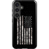 Black and White Camo American Flag Galaxy S25 Plus Impact Case