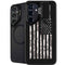 Black and White Camo American Flag Galaxy S25 Plus Kickstand Case
