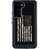 Black and White Camo American Flag Galaxy S24 Plus Waterproof Case