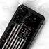 Black and White Camo American Flag Galaxy S24 Plus Waterproof Case
