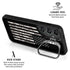 Black and White Camo American Flag Galaxy S25 FE Kickstand Case