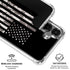 Black and White Camo American Flag Galaxy S26 Clear Case