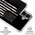 Black and White Camo American Flag Galaxy S26 Plus Clear Case