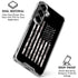 Black and White Camo American Flag Galaxy S26 Plus Clear Case
