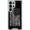 Black and White Camo American Flag Galaxy S26 Ultra Clear Case