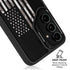Black and White Camo American Flag Galaxy S26 Ultra Kickstand Case