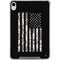 Black and White Camo American Flag iPad 11th Gen (2025) Clear Case