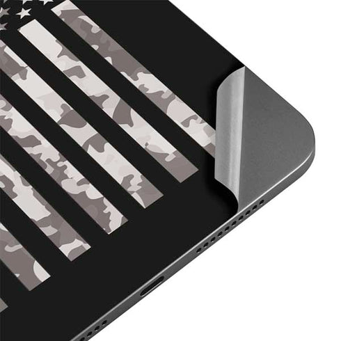 Black and White Camo American Flag Apple iPad Mini Skin