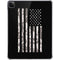 Black and White Camo American Flag iPad Pro 11in (2024) Clear Case