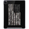 Black and White Camo American Flag iPad Cases