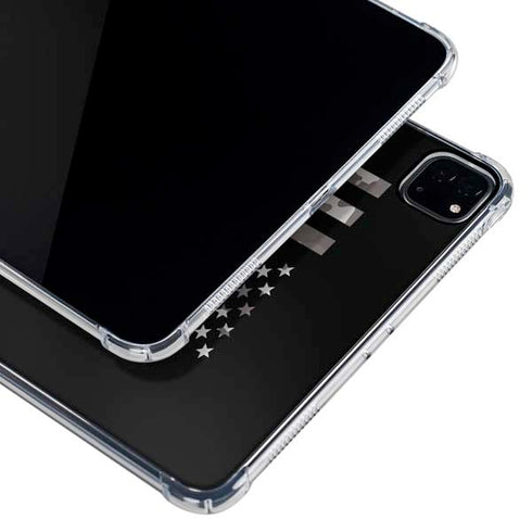 Black and White Camo American Flag iPad Cases