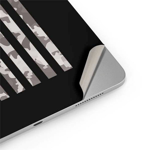 Black and White Camo American Flag iPad Pro 13in M4 (2024) Skin