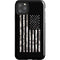 Black and White Camo American Flag iPhone Cases