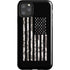 Black and White Camo American Flag iPhone Cases