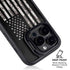 Black and White Camo American Flag iPhone 13 Pro Kickstand Case