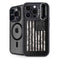 Black and White Camo American Flag iPhone 14 Pro Kickstand Case