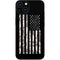 Black and White Camo American Flag iPhone Skins