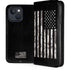 Black and White Camo American Flag iPhone 15 Folio Case