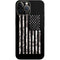 Black and White Camo American Flag iPhone 15 Pro Max Skin