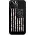 Black and White Camo American Flag iPhone 15 Pro Max Skin