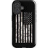 Black and White Camo American Flag iPhone 16 Impact Case