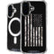 Black and White Camo American Flag iPhone 16 MagSafe Case