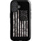 Black and White Camo American Flag iPhone 16 Magsafe Impact Case