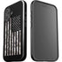 Black and White Camo American Flag iPhone 16 Plus Impact Case