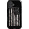 Black and White Camo American Flag iPhone 16 Plus Magsafe Impact Case