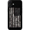 Black and White Camo American Flag iPhone 16 Plus Skin