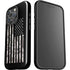 Black and White Camo American Flag iPhone 16 Pro Impact Case