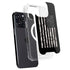 Black and White Camo American Flag iPhone 16 Pro MagSafe Case