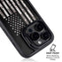 Black and White Camo American Flag iPhone 16 Pro Max Kickstand Case