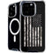 Black and White Camo American Flag iPhone 16 Pro Max MagSafe Case