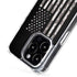 Black and White Camo American Flag iPhone 16 Pro Max MagSafe Case