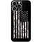 Black and White Camo American Flag iPhone 16 Pro Max Skin