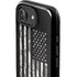 Black and White Camo American Flag iPhone 16e Impact Case