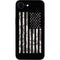 Black and White Camo American Flag iPhone 16e Skin
