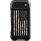 Black and White Camo American Flag iPhone 17 Air Clear Case
