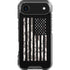 Black and White Camo American Flag iPhone 17 Air Clear Case