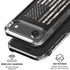 Black and White Camo American Flag iPhone 17 Air Clear Case