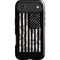 Black and White Camo American Flag iPhone 17 Air Magsafe Impact Case