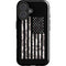Black and White Camo American Flag iPhone 17 Impact Case