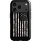 Black and White Camo American Flag iPhone 17 Pro Magsafe Impact Case