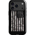 Black and White Camo American Flag iPhone 17 Pro Magsafe Impact Case