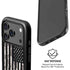 Black and White Camo American Flag iPhone 17 Pro Magsafe Impact Case