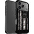 Black and White Camo American Flag iPhone 17 Pro Max Impact Case