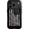 Black and White Camo American Flag iPhone 17 Pro Max Magsafe Impact Case