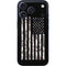 Black and White Camo American Flag iPhone 17 Pro Max Skin